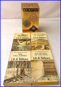 Rare Vintage 1973 J. R. R. Tolkien Ballantine Hobbit Lotr Lord Of Rings Book Set