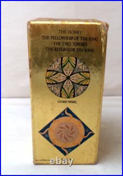 Rare Vintage 1973 J. R. R. Tolkien Ballantine Hobbit Lotr Lord Of Rings Book Set