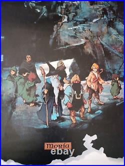 Rare Vintage 1978 LORD OF THE RINGS Animated Movie Poster JRR Tolkien