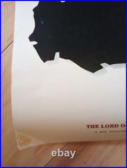 Rare Vintage 1978 LORD OF THE RINGS Animated Movie Poster JRR Tolkien