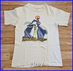Rare Vintage 70s Tolkien Lord Of The Rings Gandalf 1978 T Shirt Small