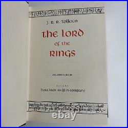 Red Foil Collectors Edition Lord of the Rings LOTR book with Map 2nd Edition
