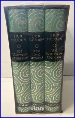 SEALED The Lord of the Rings by J. R. R. Tolkien Folio Society Box Set of 3