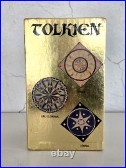 Sealed LORD OF THE RINGS 1973 JRR Tolkien GOLD FOIL Collectors Box Set 4 Books
