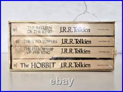 Sealed LORD OF THE RINGS 1973 JRR Tolkien GOLD FOIL Collectors Box Set 4 Books