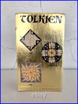 Sealed LORD OF THE RINGS 1973 JRR Tolkien GOLD FOIL Collectors Box Set 4 Books
