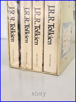 Sealed LORD OF THE RINGS 1973 JRR Tolkien GOLD FOIL Collectors Box Set 4 Books
