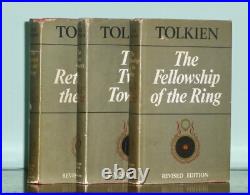Second Edition 4th Imp. Lord Of The Rings Trilogy 1969 J R R Tolkien Allen Unwin