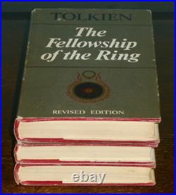 Second Edition 4th Imp. Lord Of The Rings Trilogy 1969 J R R Tolkien Allen Unwin