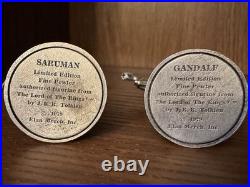 Set of 12 J. R. R. Tolkien Lord of the Rings Pewter Miniatures 1979 Elan Merch Inc