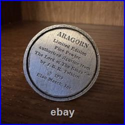 Set of 12 J. R. R. Tolkien Lord of the Rings Pewter Miniatures 1979 Elan Merch Inc