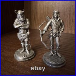Set of 12 J. R. R. Tolkien Lord of the Rings Pewter Miniatures 1979 Elan Merch Inc