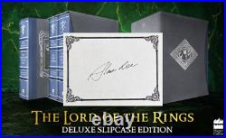 Signed Alan Lee Tolkien Lord Of The Rings Deluxe Illustrated Box Set Bookplate