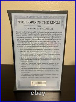 Signed Alan Lee Tolkien Lord Of The Rings Deluxe Illustrated Boxset 2024