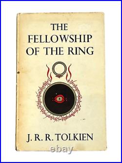THE FELLOWSHIP OF THE RING 1st/5th J R R Tolkien + d/w LORD OF THE RINGS