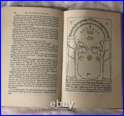THE FELLOWSHIP OF THE RING, LORD OF THE RINGS JRR TOLKIEN 1ST ED, 5th IMP 1956
