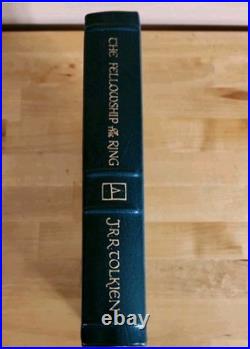 THE FELLOWSHIP OF THE RING TOLKIEN Leather Bound Lord of the Rings Easton Press