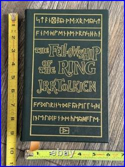 THE FELLOWSHIP OF THE RINGS Easton Press Leather Book Tolkien Lord Of The Rings