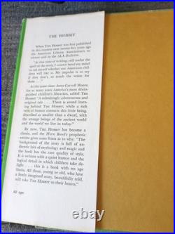 THE HOBBIT J. R. R. Tolkien 1st/31th 1966 HCDJ Lord Of The Rings