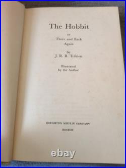 THE HOBBIT J. R. R. Tolkien 1st/31th 1966 HCDJ Lord Of The Rings