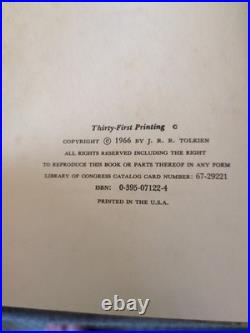 THE HOBBIT J. R. R. Tolkien 1st/31th 1966 HCDJ Lord Of The Rings