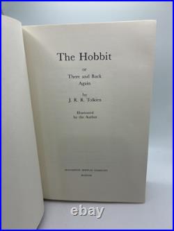 THE HOBBIT J. R. R. Tolkien 1st/34th 1966 HCDJ Lord Of The Rings