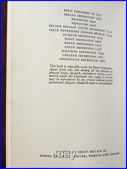 THE HOBBIT by J. R. R. Tolkien 1961 hcdj UK Edition The Lord of the Rings VG