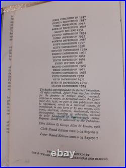 THE HOBBIT by J. R. R. Tolkien 1974 HC UK Edition The Lord of the Rings (3rd Ed)