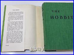 THE HOBBIT by J. R. R. Tolkien 1st/35th 1966 HCDJ Lord of the Rings LOTR