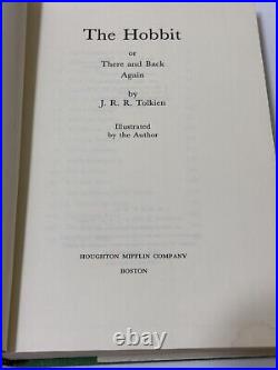 THE HOBBIT by J. R. R. Tolkien 1st/35th 1966 HCDJ Lord of the Rings LOTR