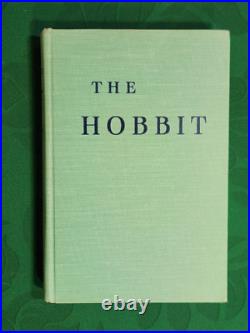 THE HOBBIT by J. R. R. Tolkien pub 1951 hcdj 2nd Edition The Lord of the Rings