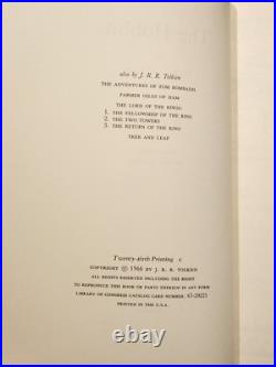 THE HOBBIT by J. R. R. Tolkien pub 1951 hcdj 2nd Edition The Lord of the Rings