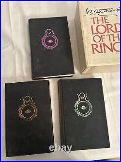 THE LORD OF THE RINGS 3 VOLS 1965 HOUGHTON Second Edition by J. R. R. TOLKIEN