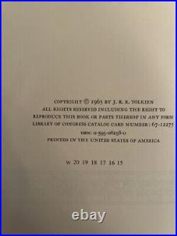 THE LORD OF THE RINGS 3 VOLS 1965 HOUGHTON Second Edition by J. R. R. TOLKIEN