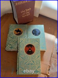 THE LORD OF THE RINGS By J. R. R. Tolkien- Folio Society 3 Vol. Set Unread MINT