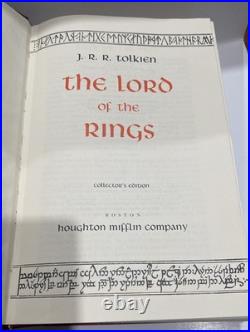 THE LORD OF THE RINGS Collector's Edition J. R. R. Tolkien Slipcase 1987 Errors