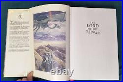 THE LORD OF THE RINGS J. R. R. Tolkien 1991 Illustrated Hardcover with DJ