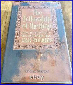 THE LORD OF THE RINGS TRILOGY 1965 SECOND EDITION HC SET with SLIPCASE MAPS NF