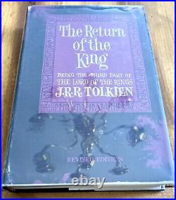 THE LORD OF THE RINGS TRILOGY 1965 SECOND EDITION HC SET with SLIPCASE MAPS NF