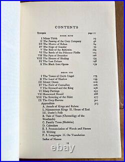 THE LORD OF THE RINGS TRILOGY 1965 SECOND EDITION HC SET with SLIPCASE MAPS NF