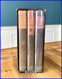 THE LORD OF THE RINGS TRILOGY 1965 SECOND EDITION HC SET with SLIPCASE MAPS NF