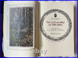 THE LORD OF THE RINGS TRILOGY Folio Society Limited Edition, signed by ALAN LEE