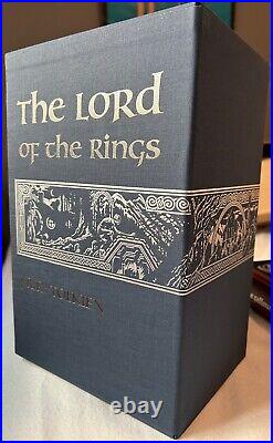 THE LORD OF THE RINGS TRILOGY Folio Society Limited Edition, signed by ALAN LEE