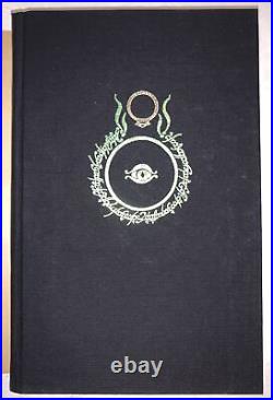 THE LORD OF THE RINGS, TRILOGY, J. R. R. TOLKIEN, 2nd Edition, HCDJ, SLIPCASE