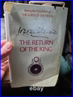 THE LORD OF THE RINGS, TRILOGY, J. R. R. TOLKIEN, 2nd Edition, HCDJ, SLIPCASE