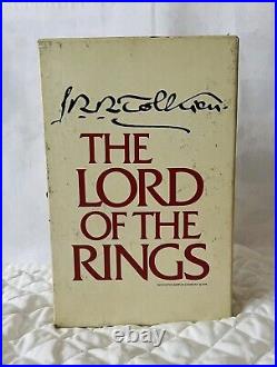 THE LORD OF THE RINGS TRILOGY J. R. R. TOLKIEN With SLIPCASE And Dustcovers