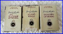 THE LORD OF THE RINGS TRILOGY J. R. R. TOLKIEN With SLIPCASE And Dustcovers