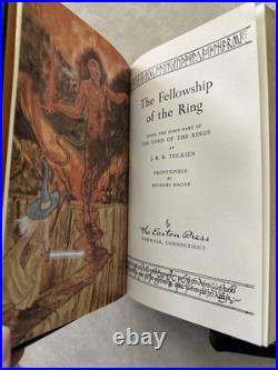 THE LORD OF THE RINGS TRILOGY JRR Tolkien Easton Press Leather Bound