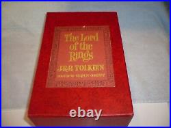 THE LORD OF THE RINGS Trilogy Second Revised Edition 1965 Box Set TOLKIEN free