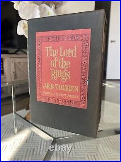 THE LORD OF THE RINGS Trilogy Second Revised Edition 1965 HCDJ Box Set TOLKIEN